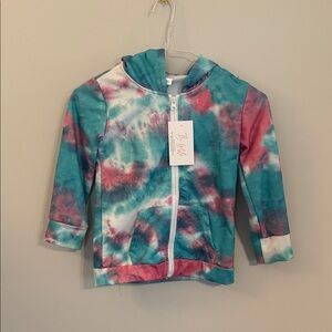 Kids Tie-Dye Hoodie Jacket